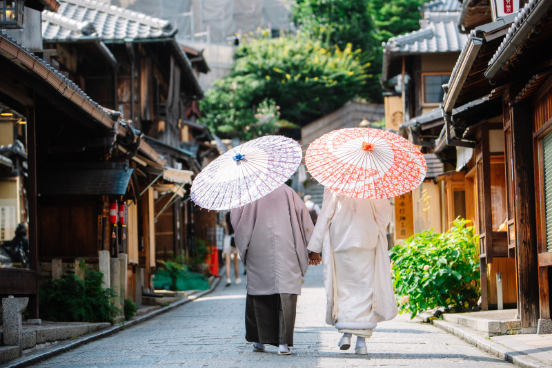 7月の京都前撮り風景|白無垢