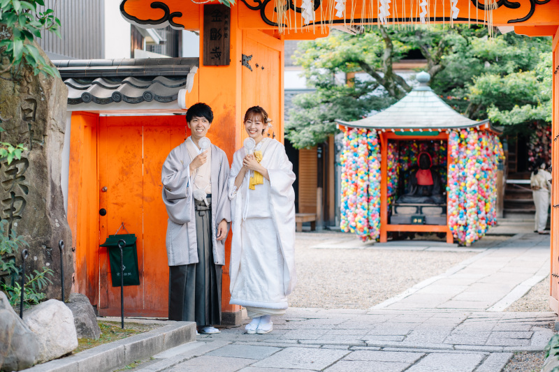 7月の京都前撮り風景|白無垢