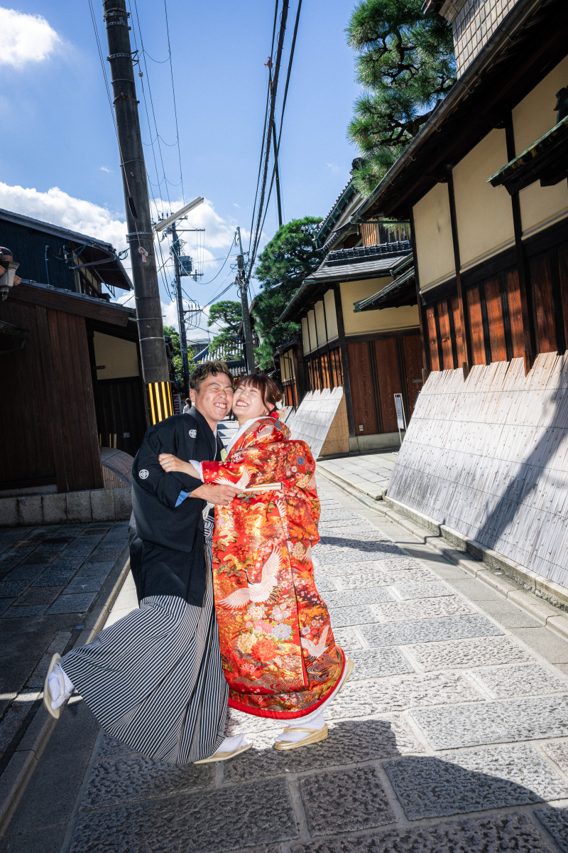 9月の前撮り【八坂の塔付近にて】