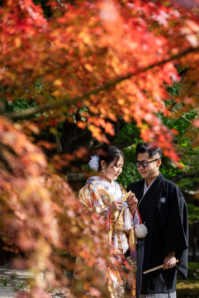 紅葉シーズンの前撮り｜11月