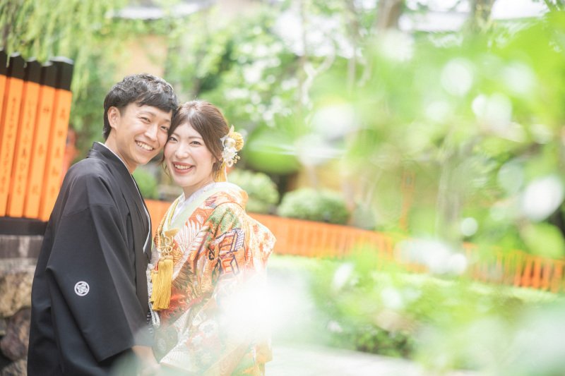 7月の和装前撮りお写真