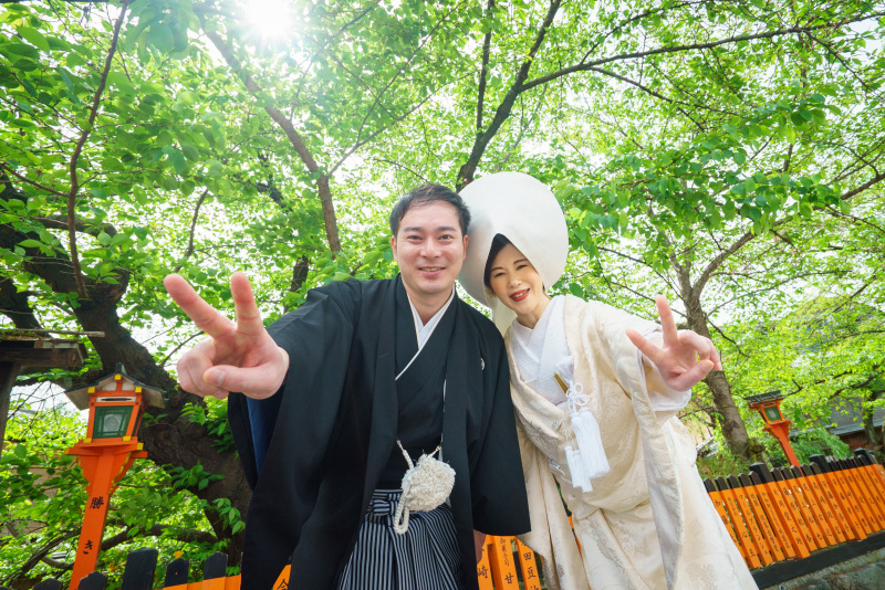 4月の撮影風景!【白無垢で祇園ロケ】