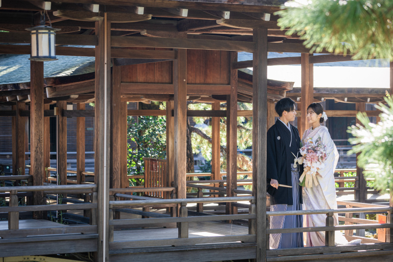 11月の撮影レポ|大覚寺で白無垢前撮り♪