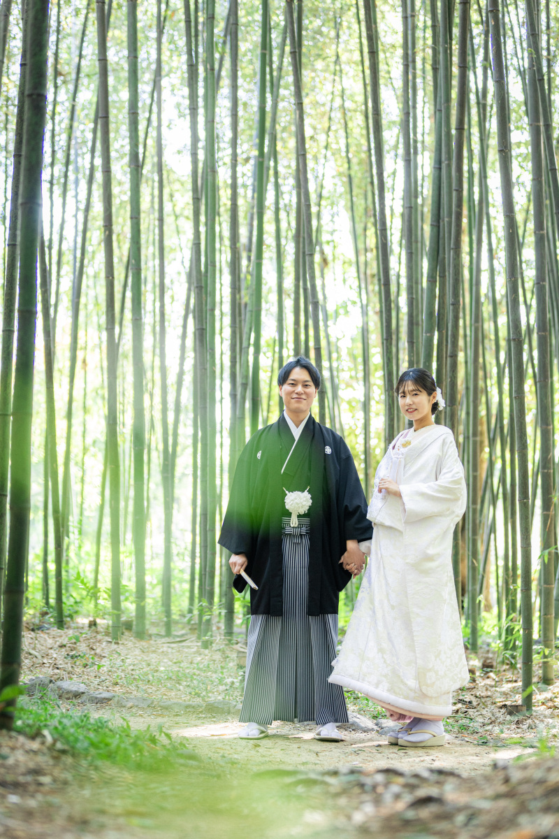 11月の撮影レポ|大覚寺で白無垢前撮り♪