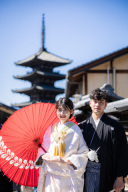 3月の前撮りレポ｜八坂の塔付近にて