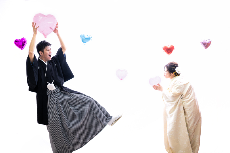 スタジオ撮影のご紹介【和装&洋装で】