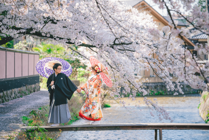 桜の時期のお客様紹介！ロケ地【岡崎公園周辺】