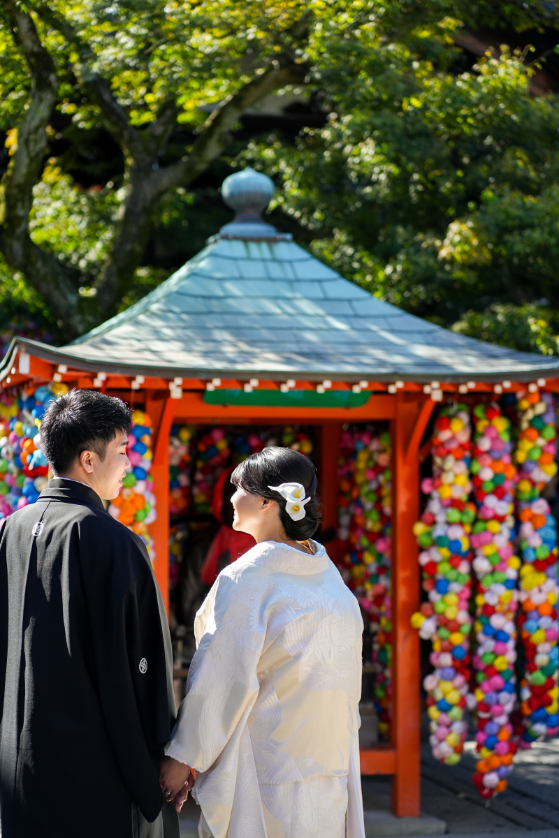 【前撮りレポ】10月の八坂の塔付近にて