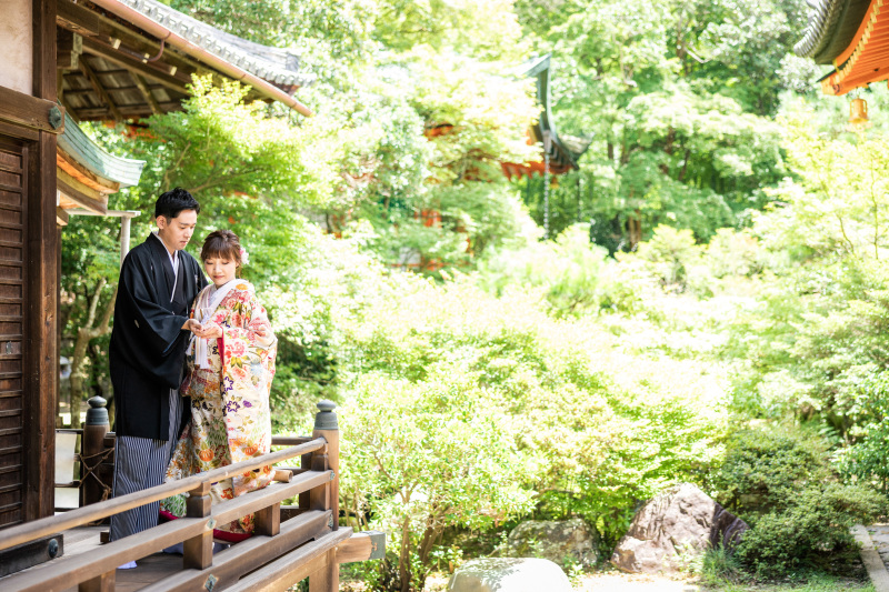 7月の和装前撮りお写真
