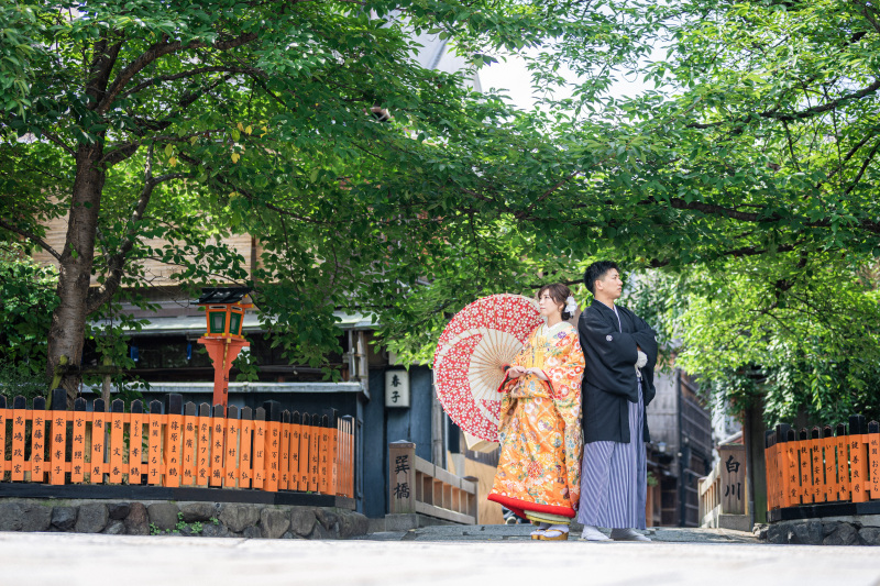 7月の和装前撮りお写真