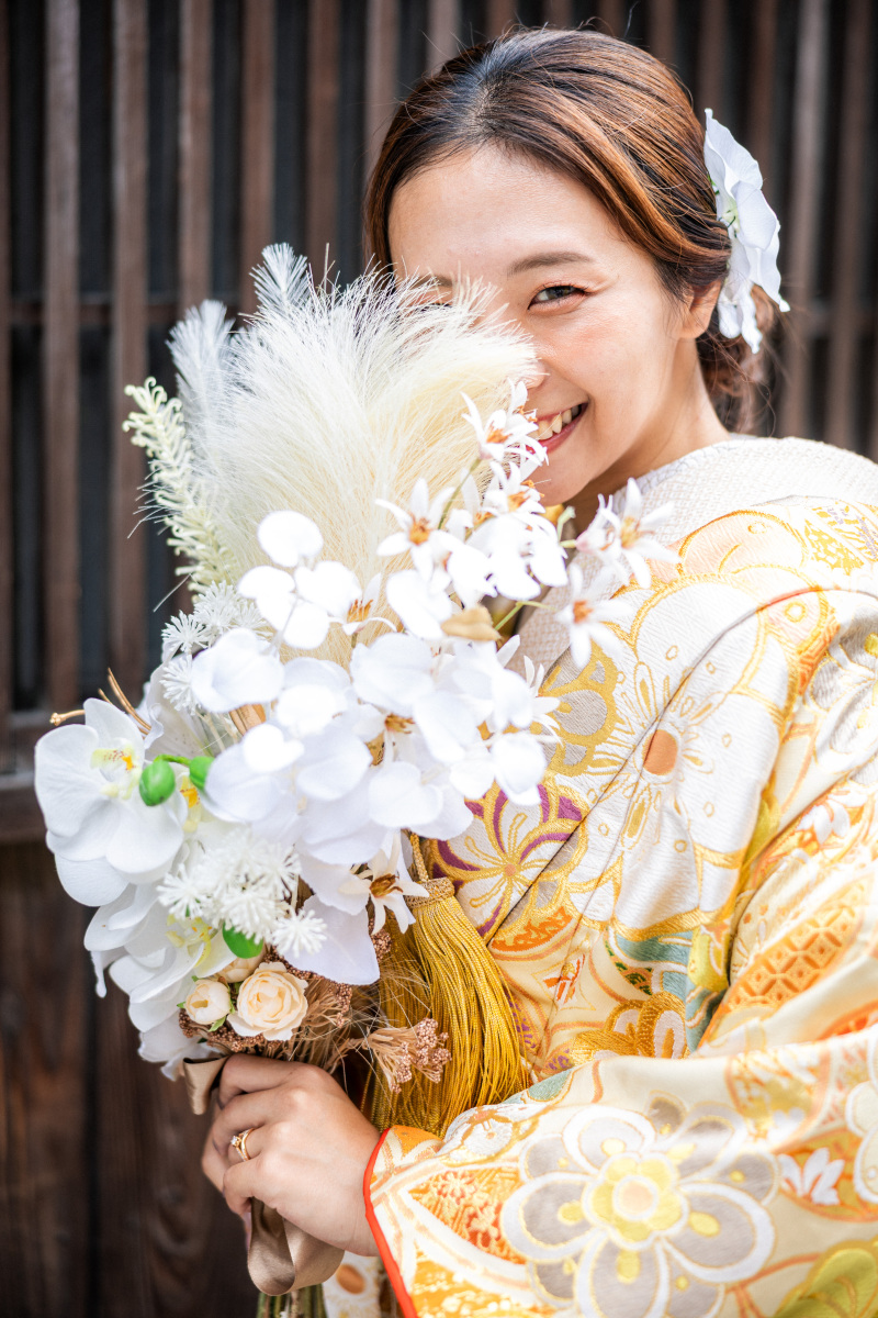 トレンドの色打掛のご紹介