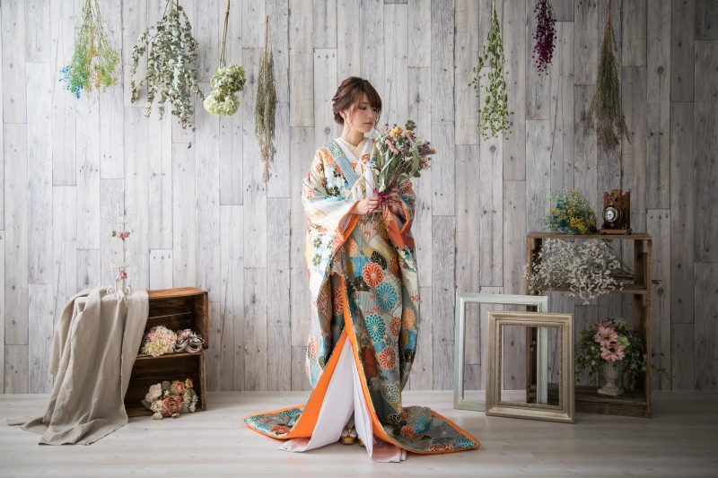 京都のモダンナチュラルな前撮りスタジオ