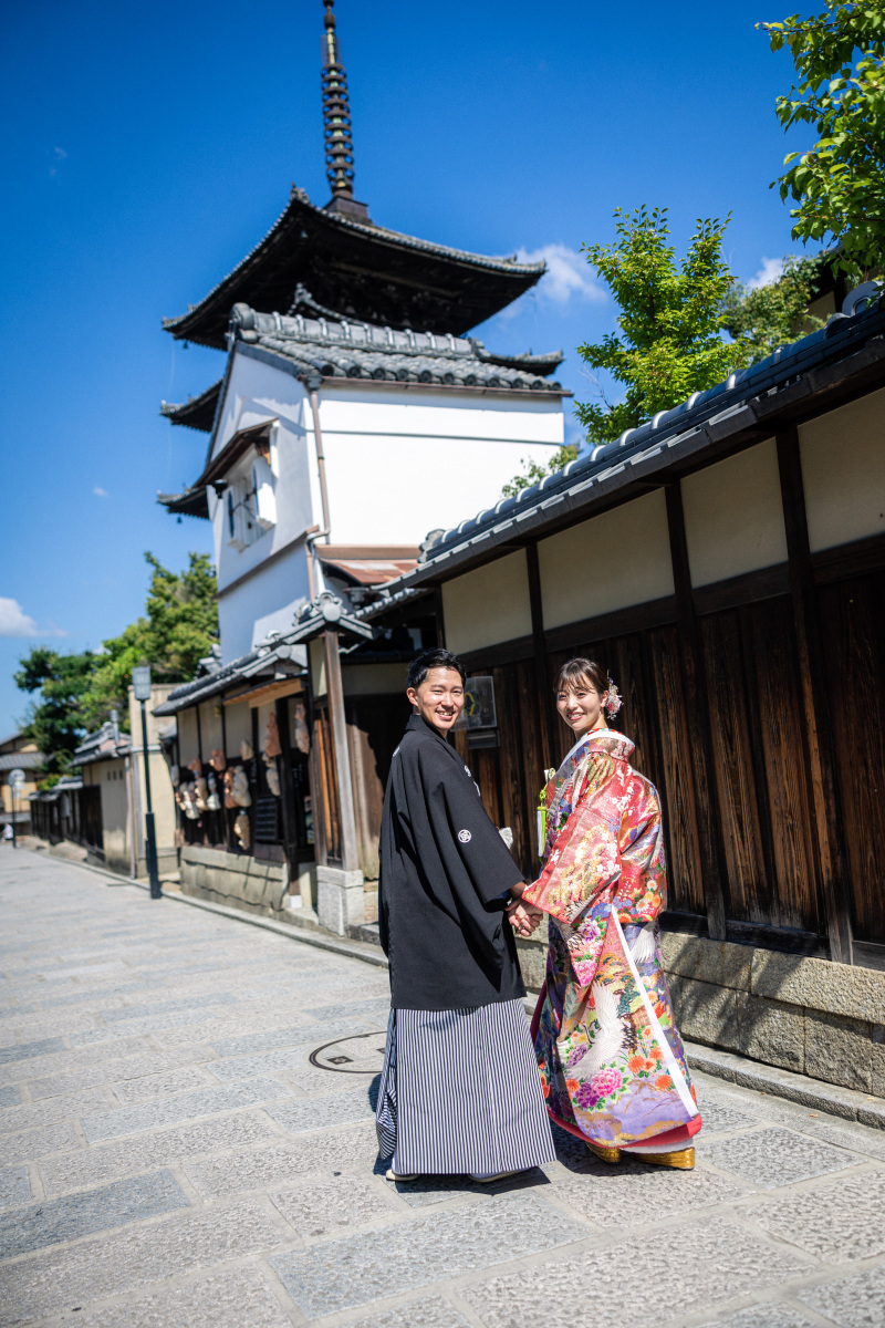 先輩花嫁様の新緑との前撮り