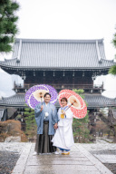 和装ロケの様子【金戒光明寺編】