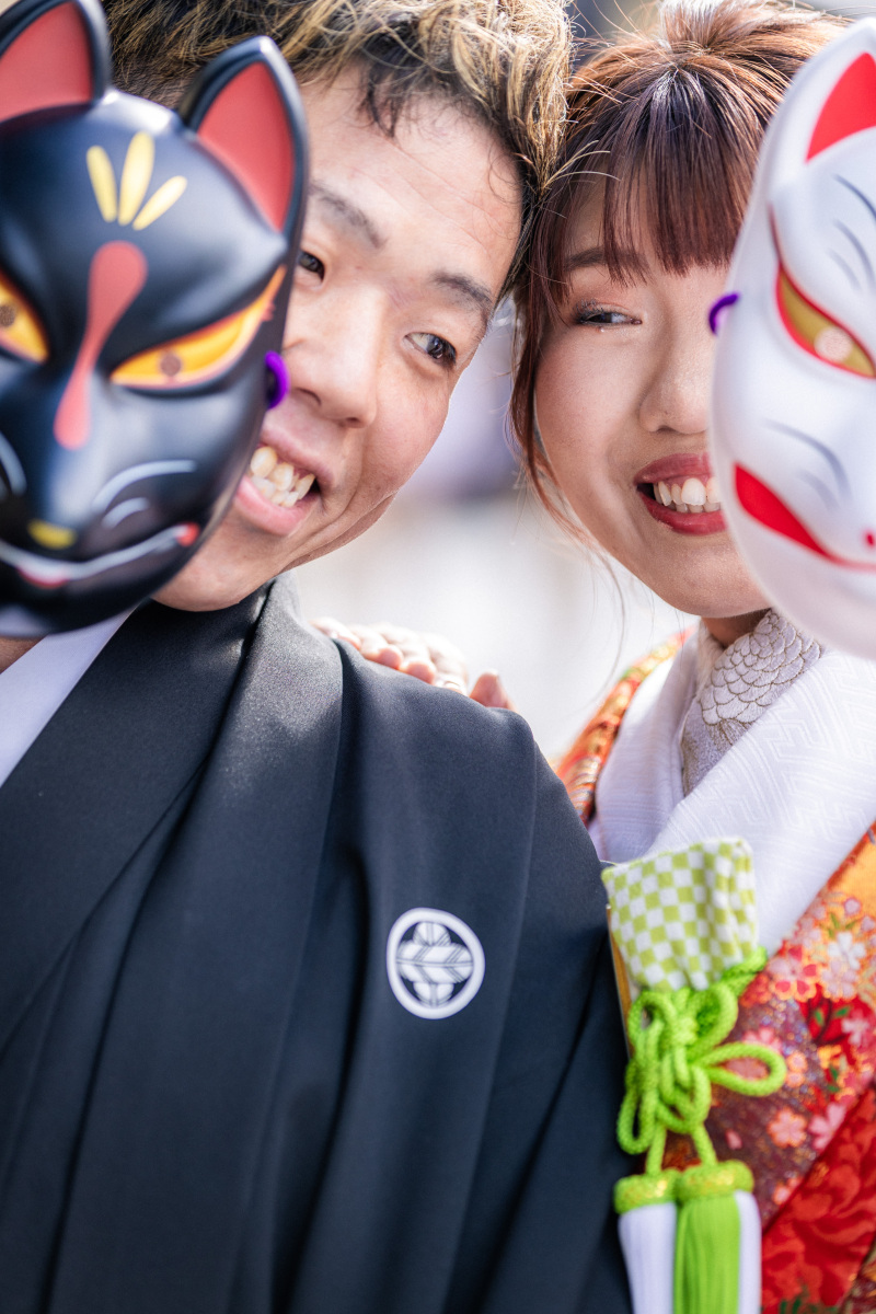 9月の前撮り【八坂の塔付近にて】