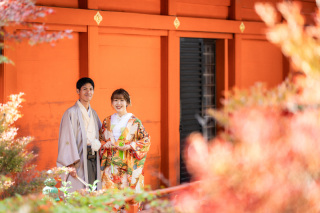 11月の撮影風景！｜毘沙門堂にて