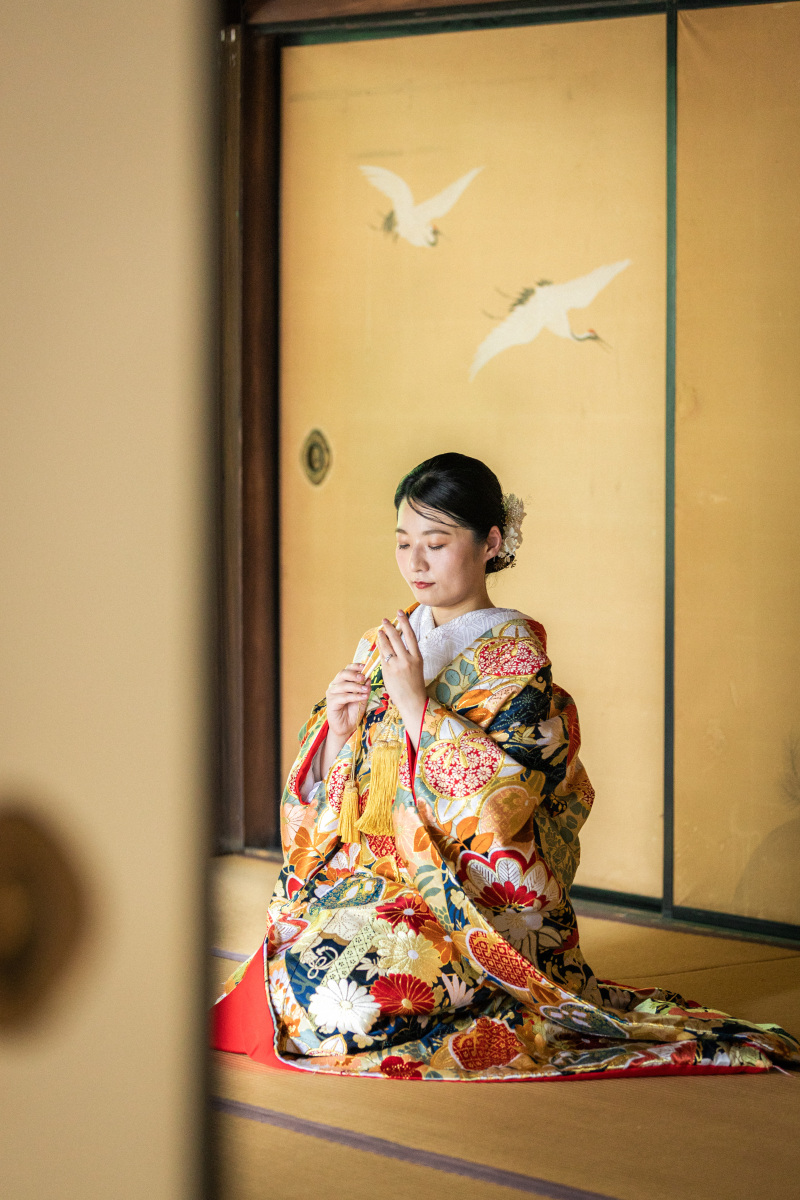 新婦様のステキなソロ|ハルウェディングKYOTO