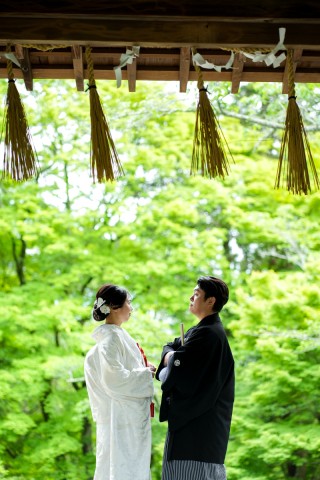 新緑シーズンのお写真|和装編