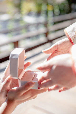 さり気ない雰囲気がステキなお手元ショット