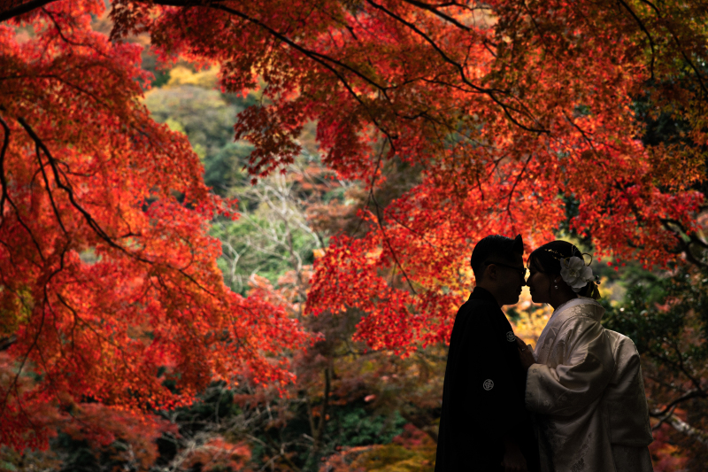紅葉シーズンの前撮り｜11月