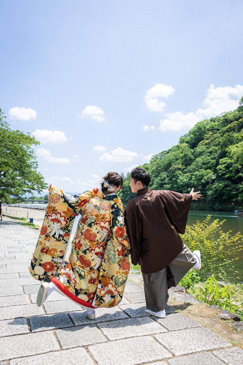 7月の和装前撮りお写真