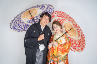 和装2点でスタジオ前撮り｜8月