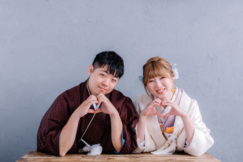 和装2点、ロケ+スタジオ撮影の様子