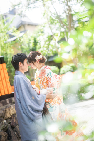 7月の和装前撮りお写真