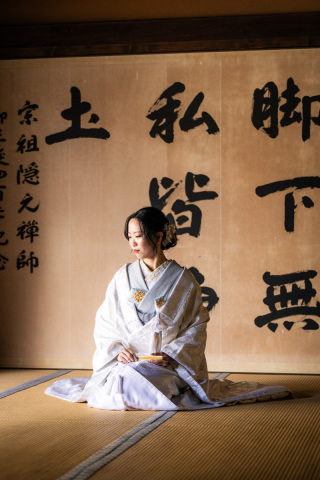 白無垢ソロショットのご紹介