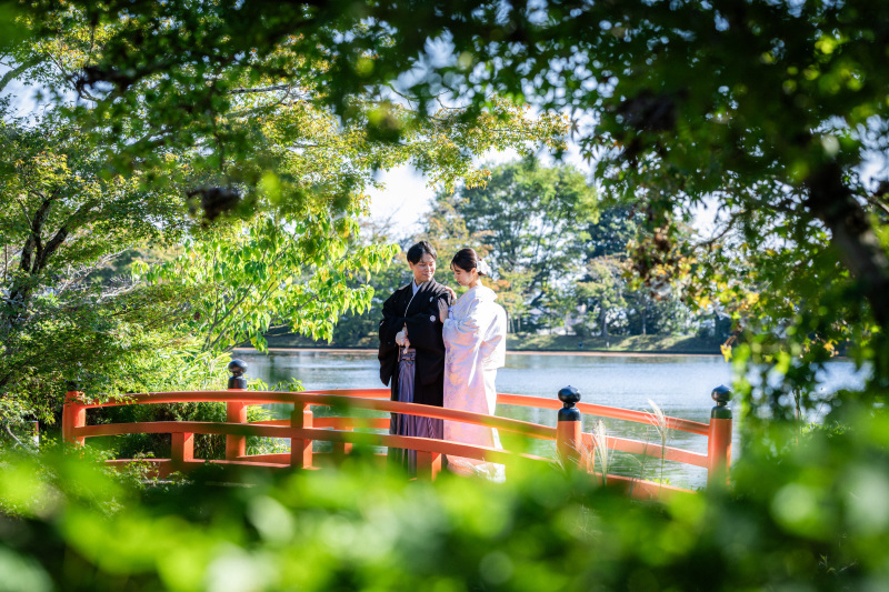 11月の撮影レポ|大覚寺で白無垢前撮り♪