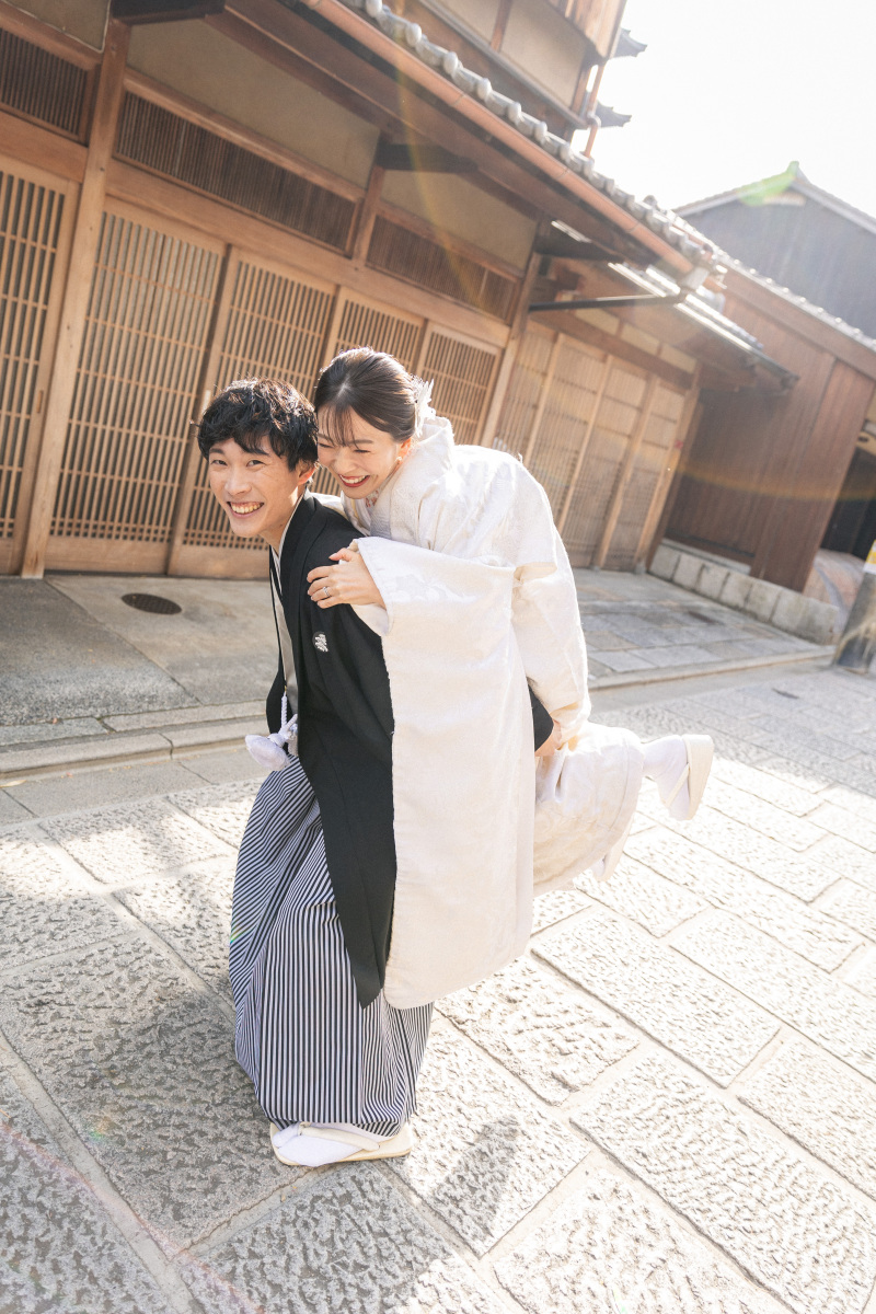 八坂の塔付近での前撮りレポ|12月