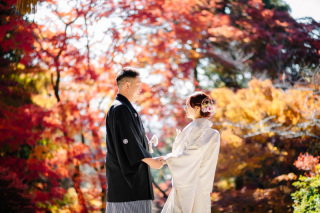 紅葉シーズンの撮影風景|11月下旬