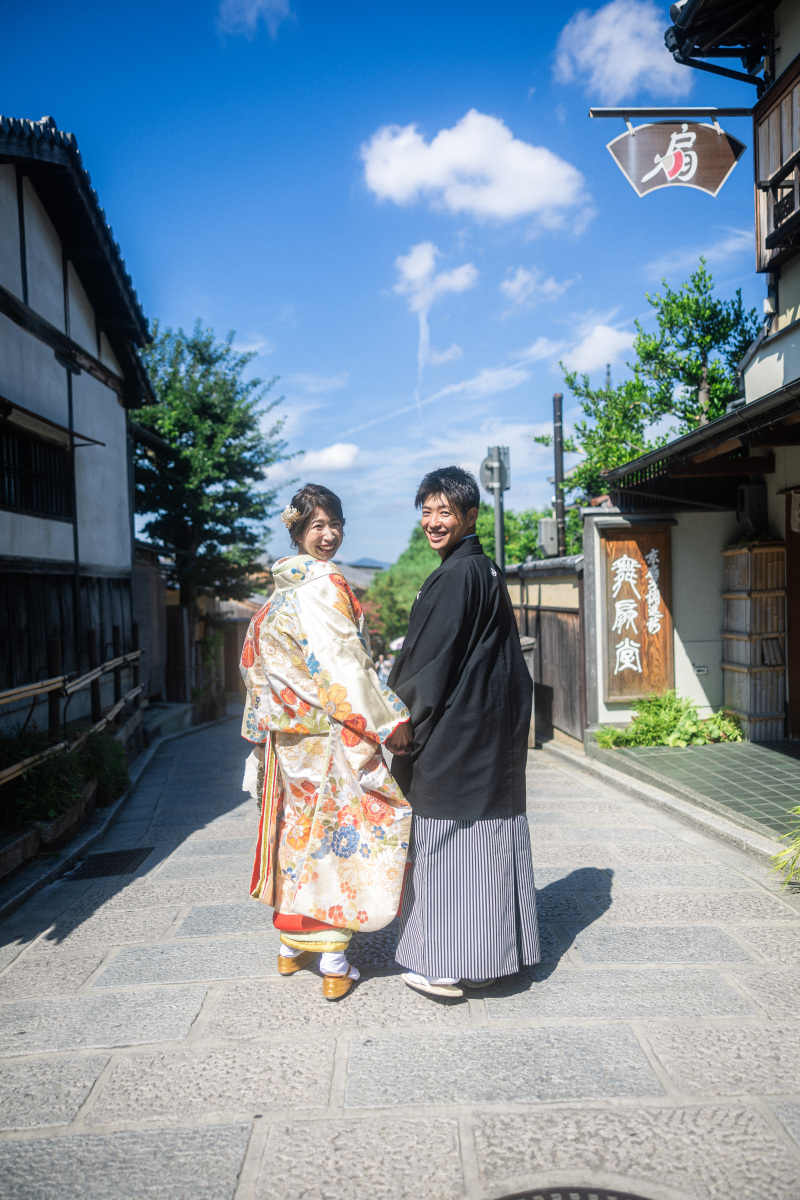 八坂の塔付近で和装ロケ｜9月の撮影レポ