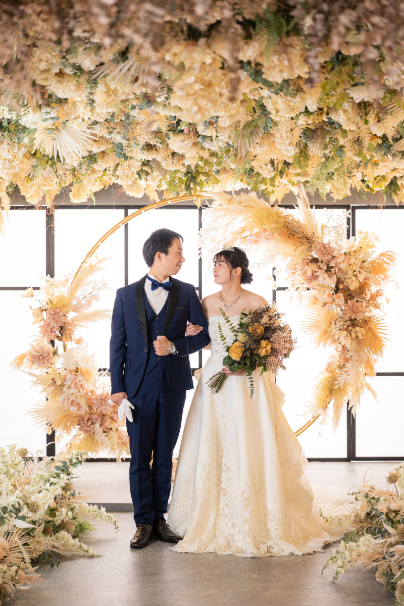 洋装ドレスでのスタジオ前撮り♪