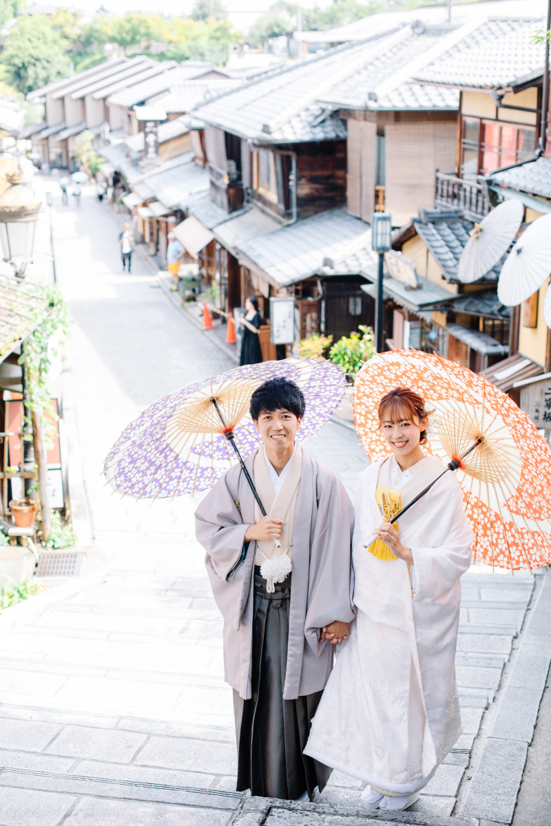 7月の京都前撮り風景|白無垢