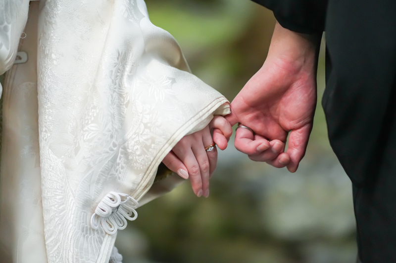 お洒落な雰囲気のお手元ショット