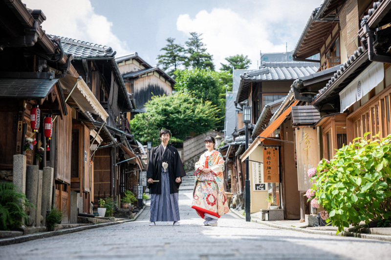 7月の和装前撮りお写真