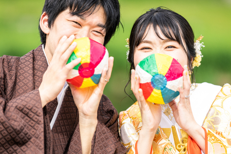 沢山のアイテムを使った前撮り撮影★