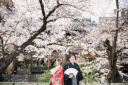 桜をバックに前撮りはいかがでしょうか!?
