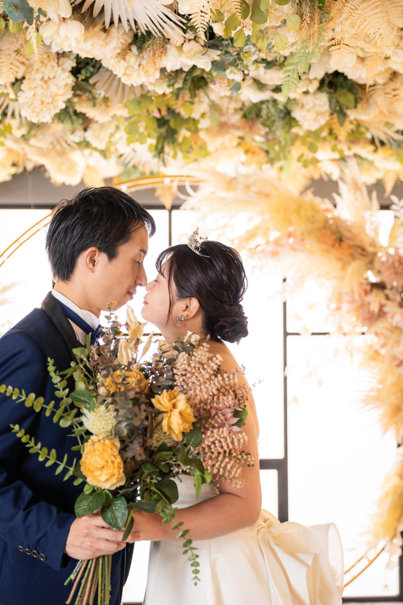 洋装ドレスでのスタジオ前撮り♪