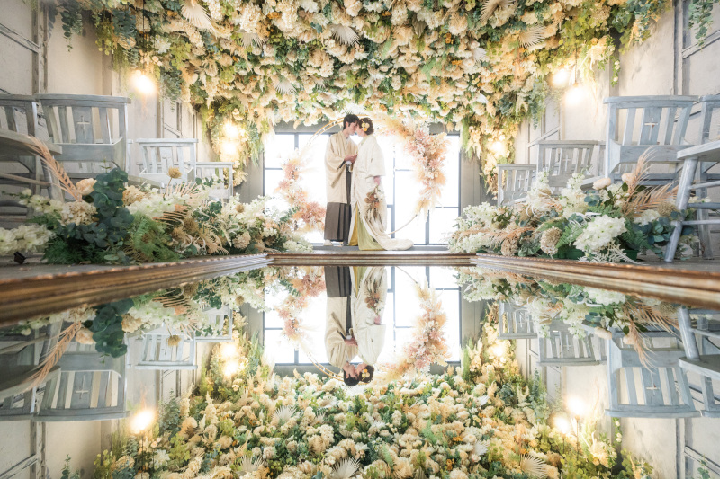 アンティークチャペルスタジオでの前撮り