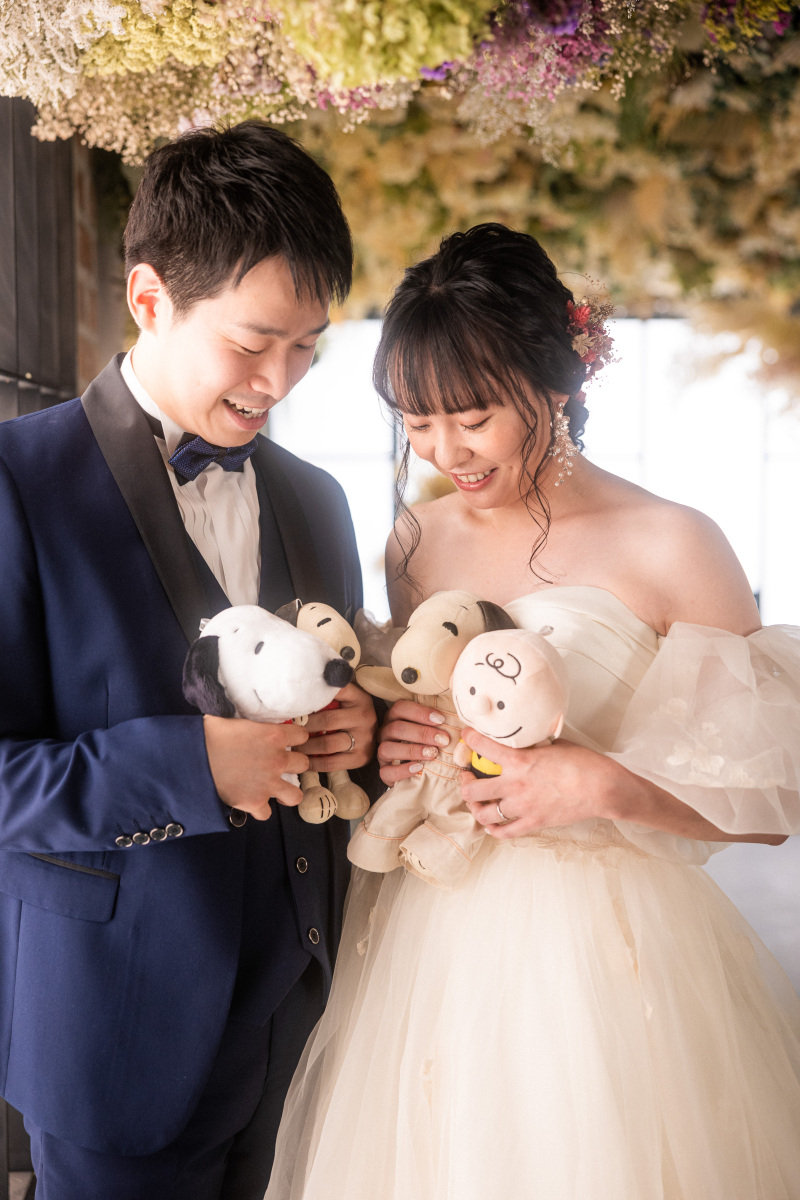 スタジオ撮影の様子【ドレス&アンティークチャペルスタジオ】