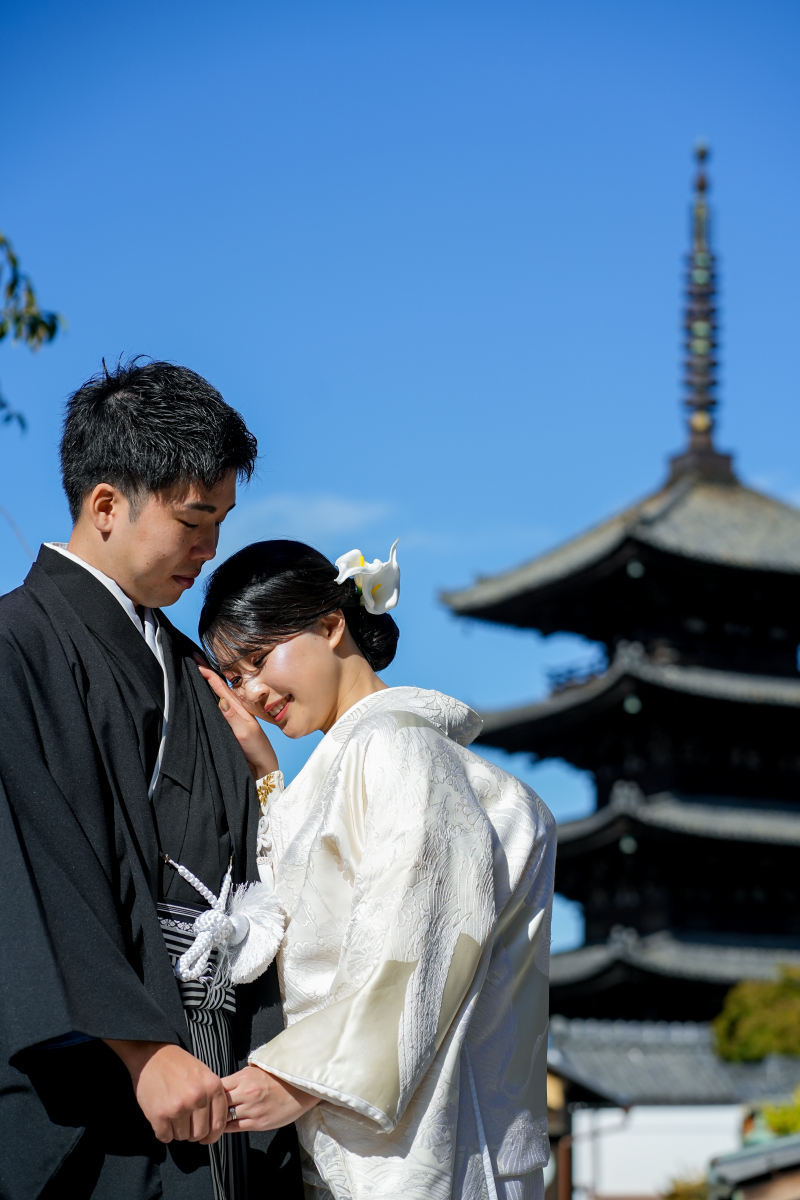 白無垢が美しい和装ショット