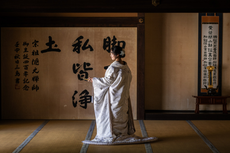 新婦様のステキなソロ|ハルウェディングKYOTO
