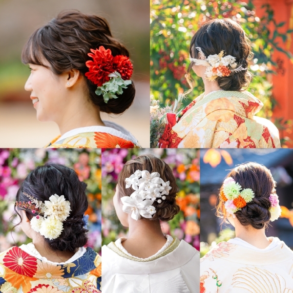 和装ヘアセット紹介