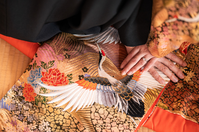 お洒落な雰囲気のお手元ショット