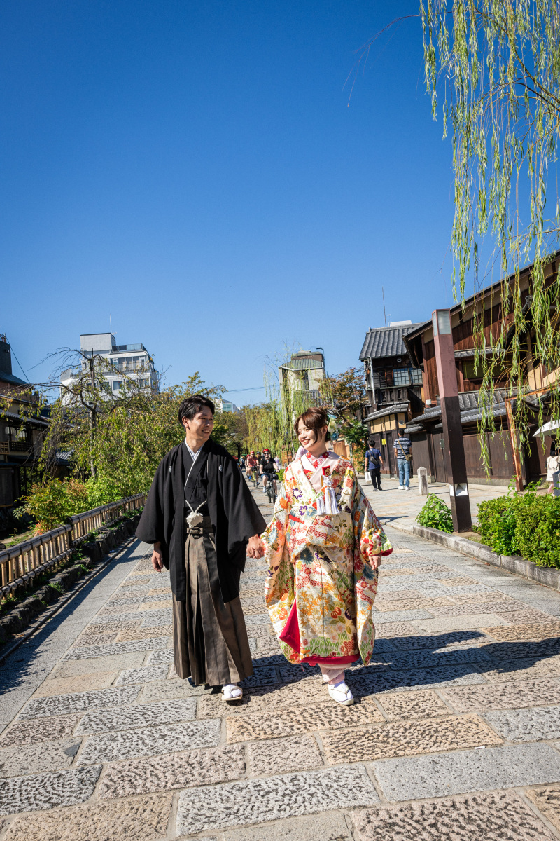 10月の撮影風景【祇園にて】
