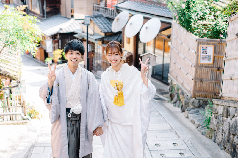 7月の京都前撮り風景|白無垢
