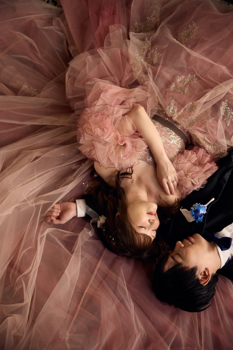 カラードレスでの前撮りフォトまとめてみました♡