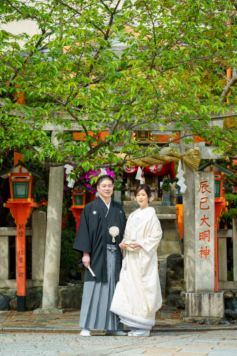 4月の撮影風景!【白無垢で祇園ロケ】